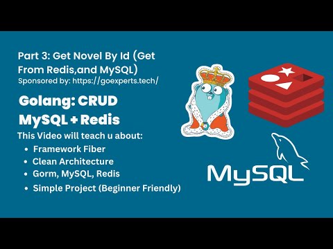 GOLANG CRUD REST API (FIBER + MYSQL + REDIS + GORM) - PART 3