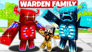 Adopted By A WARDEN FAMILY In Minecraft! (Hindi)