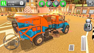 Highway City Construction Simulator - Modern Road Cleaner Trash Truck Android Gameplay - Gadi Video screenshot 4