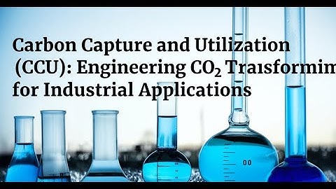 Carbon Capture and Utilization (CCU): Engineering CO2 Transformation for Industrial Applications
