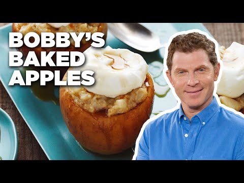 oatmeal-and-yogurt-stuffed-apples-with-bobby-flay-|-food-network