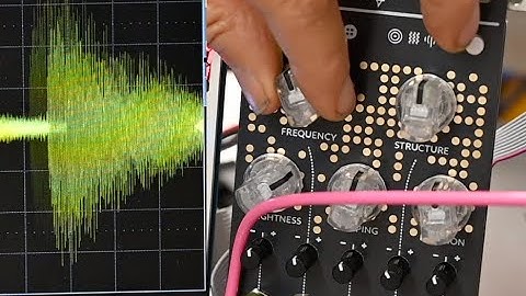 C.K. builds an Immutable Rings resonator module kit from CCTV, eurorack