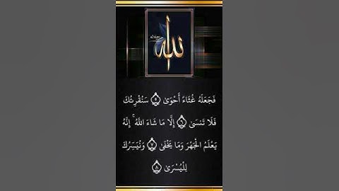 القران الكريم سورة الاعلى بصوت الشيخ ماهر المعيقلي