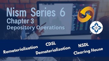 Chapter 3 | NISM Series 6 | Depository Operation Certification | Exam Preparation