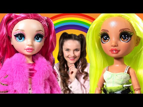 РОЗОВАЯ vs САЛАТОВАЯ Rainbow High | Stella Monroe & Karma Nichols: обзор и распаковка