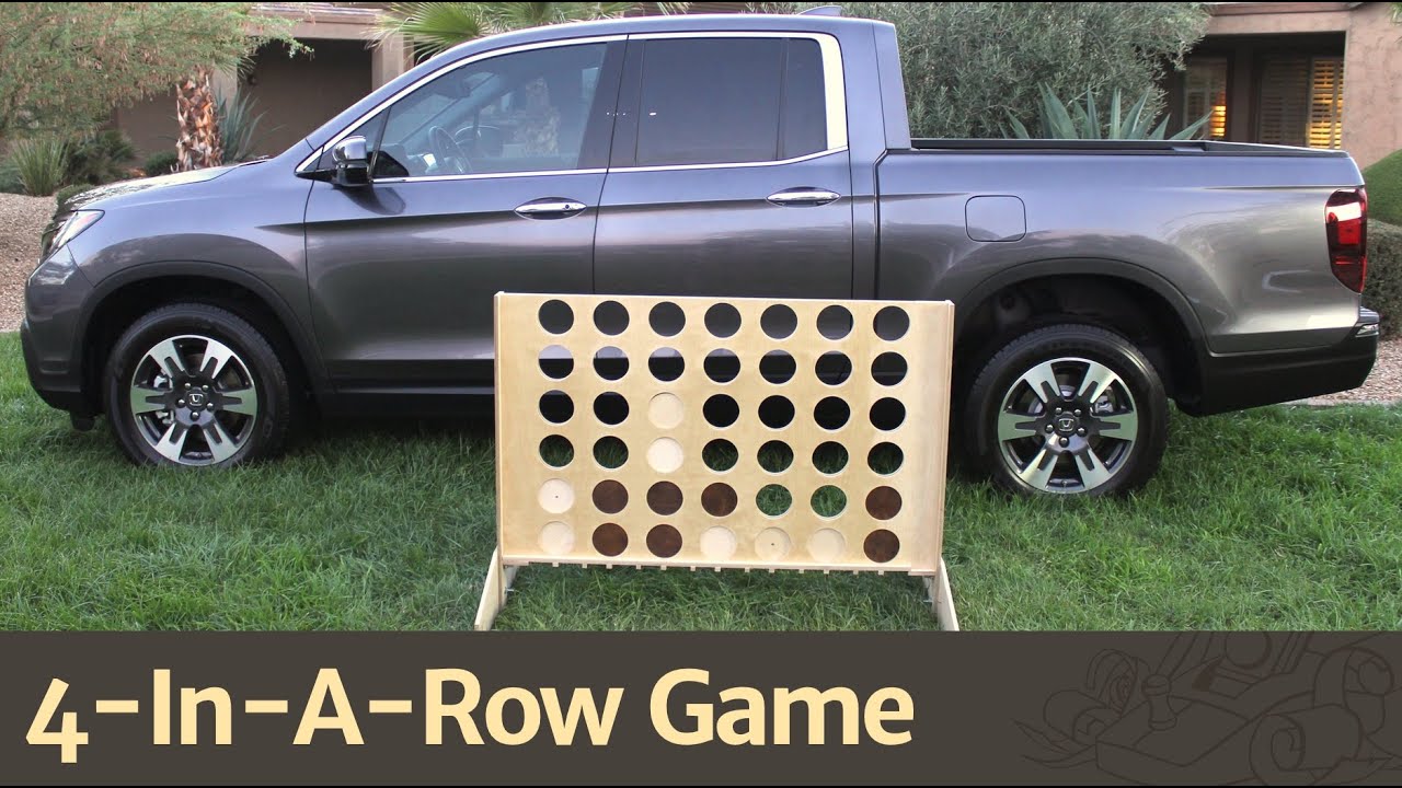 How To make 4-In-A-Row Wooden Game