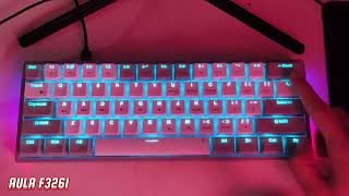 AULA F3261 Mechanical Keyboard | Lighting effects