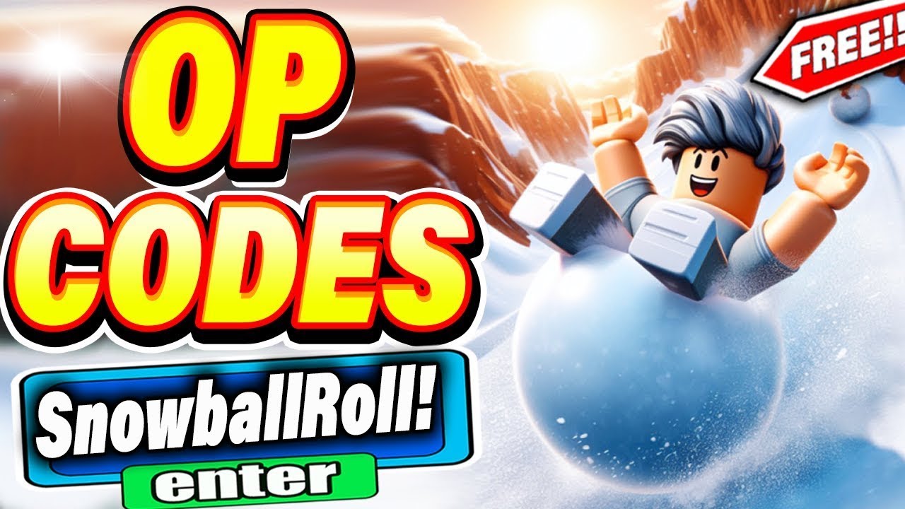 ALL NEW *SECRET CODES* IN ROBLOX SNOWBALL ROLL RACE (new codes in ...