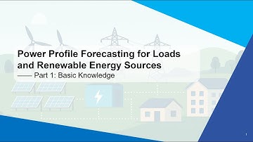 L3 Part1 Power Forecasting Basic Knowledge
