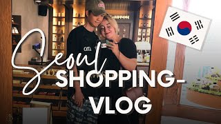 Seoul Vlog | Shopping & Cafes at the Garosu Street in Gangnam | International Couple