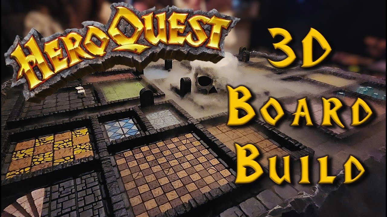 HeroQuest 3D Board Build