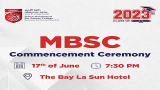 MBSC Commencement Ceremony 2023