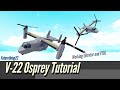 V-22 Osprey Tiltrotor Aircraft Tutorial (Roblox Build a Boat for Treasure)