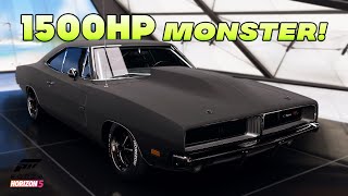 Forza Horizon 5 - 1500HP Dodge Charger R/T Review & Best Customization! Fastest Muscle? FH5 Gameplay