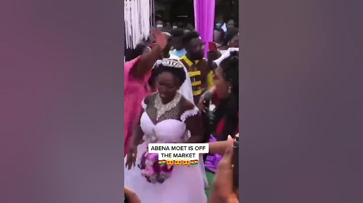 Abena Moët made a beautiful bride!😍🇬🇭😍 #Ghana #wedding #skeleplus