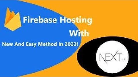 How To Deploy NextJS App To Firebase Hosting. || Easy, New & Free Method 2023 || 4K Re-upload || PSS