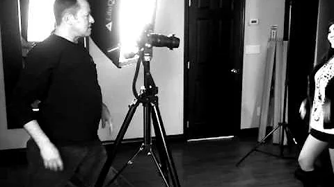 Photoshoot day with photographer Frank Armstrong a...