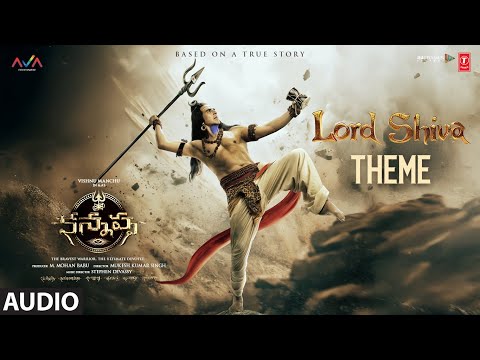 Shiva Theme Audio Song Kannappa Telugu Vishnu Manchu Akshay Prabhas Stephen Devassy