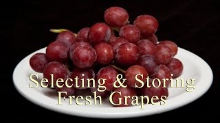 Simple tips for selecting and storing fresh grapes. grapes are
virtually fat free and, have about 100 calories per cup, a low calorie
substitute swee...
