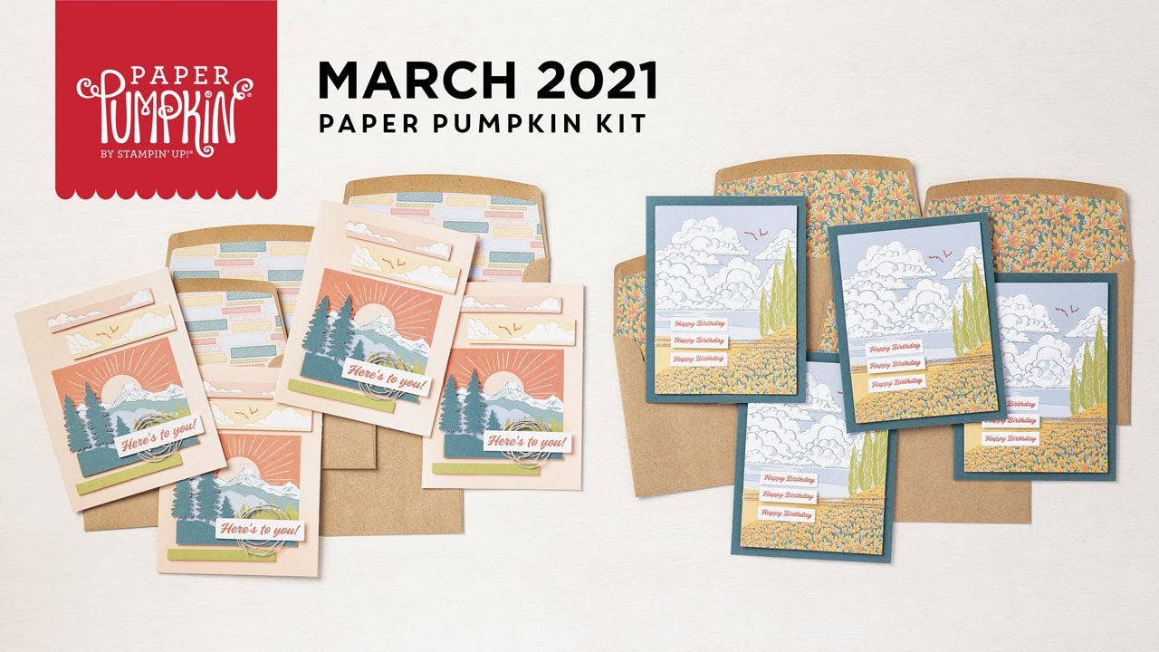 March 2021 Paper Pumpkin - YouTube