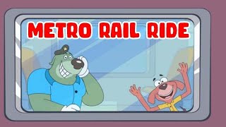 Rat A Tat  Doggies Ride Metro Rail  Funny Animated Cartoon Shows For Kids Chotoonz TV