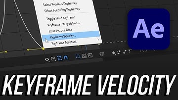 Precisión al modificar las curvas - Keyframe Velocity | After Effects Tutorial