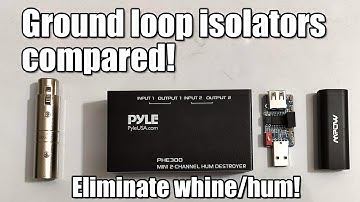 Fixing ground loops in your studio