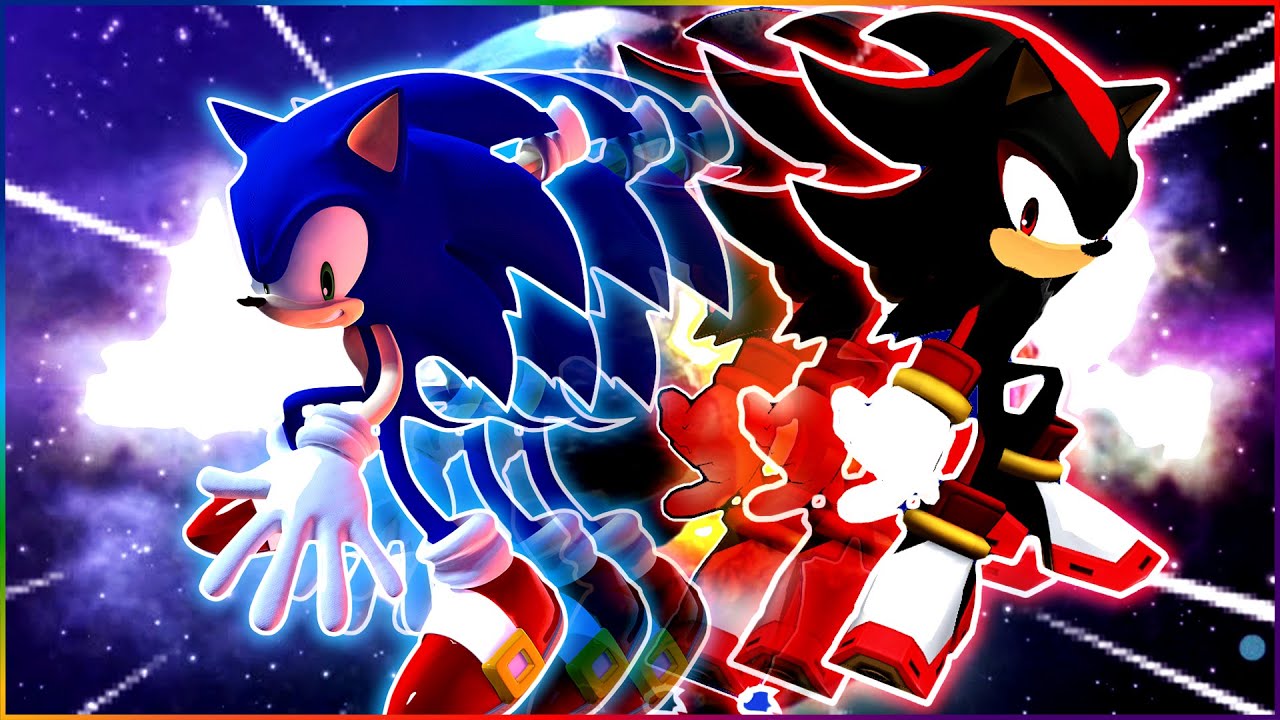 Sonic Cross-Generations - SA2 Sonic & Shadow in Unleashed Stages - YouTube