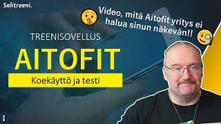 Treenisovellus Aitofit - Koekäyttö Ja Testaus Repost.