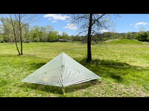 Hexamid Tarp Setup and Review - YouTube