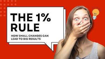 🔥The Power of the 1% Rule: How Small Changes Can Transform Your Life (Step-by-Step Guide)