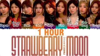 [1 HOUR] TWICE – 'STRAWBERRY MOON' Lyrics [Color Coded_Kan_Rom_Eng]