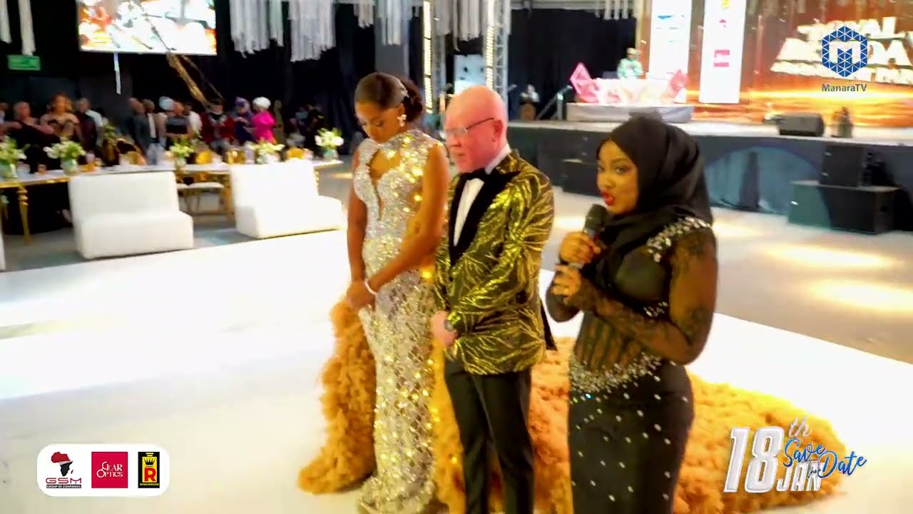 HAJI MANARA NA ZAYLISA WAKIINGIA UKUMBINI NA GAUNI LA MAAJABU HAIAJWAHI KUTOKEA HAPA NCHINI