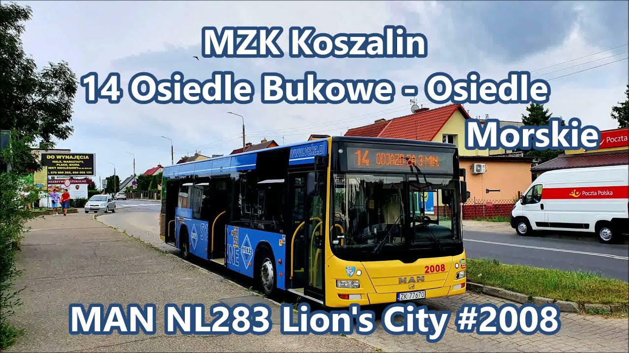 MZK Koszalin - linia 14, MAN NL283 Lion's City #2008