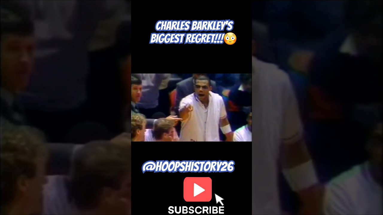 Charles Barkley's BIGGEST REGRET!!! #charlesbarkley #nbastories #nba #shorts