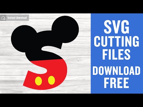 Micky Font S Svg Free Cutting Files for Cricut Instant Download