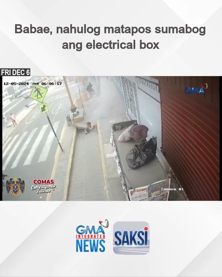 Babae, nahulog matapos sumabog ang electrical box | Saksi