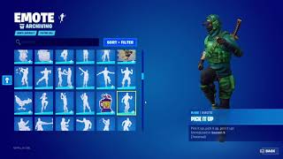 Archiving my rare pick it up emote after it has returned