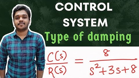 Type of damping | Undamped,Overdamped,Underdamped, Critically damped | Control system |Mathspedia