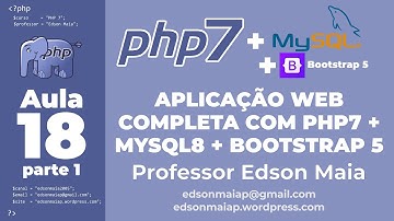 Curso de PHP 7 Projeto Completo com PHP 7, MySQL 8 e Bootstrap 5 [Parte 1]