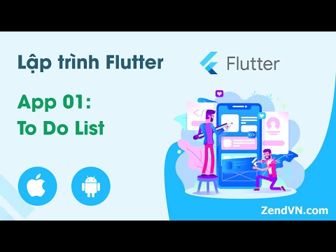 Video Lập trình di động với Flutter - App 01 TodoList - youtube