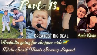 Hasbulla goes for Chopper Ride & Abdu Rozik meets Boxer Amir Khan