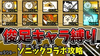 I played the Sonic collaboration game with a fast character