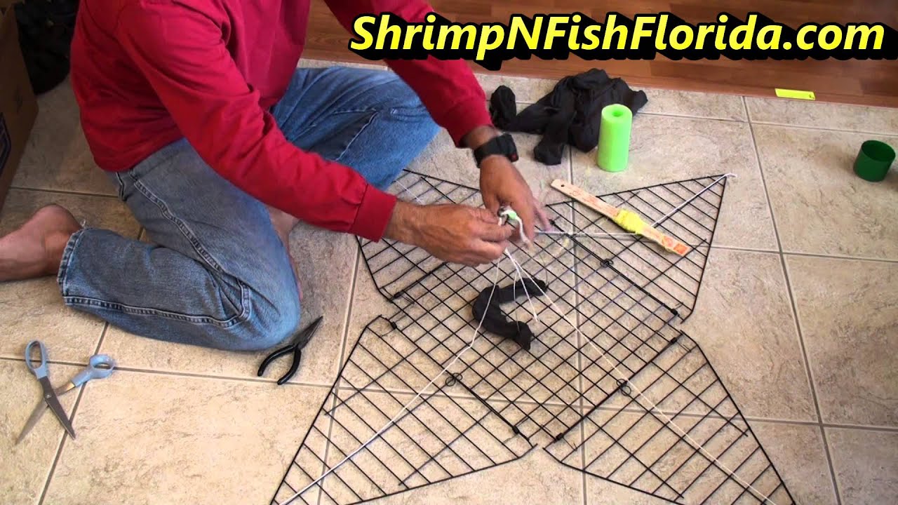 How To Rig Your Portable Crab Trap With Bait 