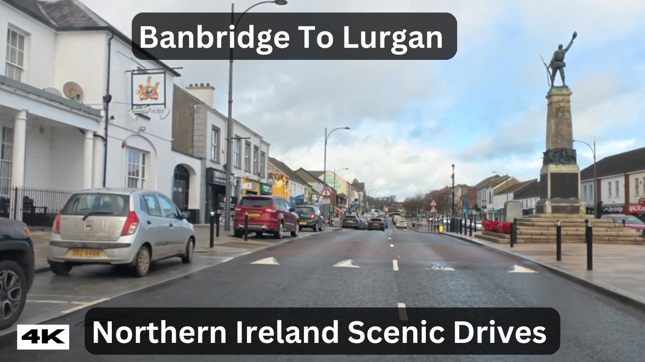 Banbridge to Lurgan via Donaghcloney & Waringstown | 4K Northern Ireland Scenic Drives