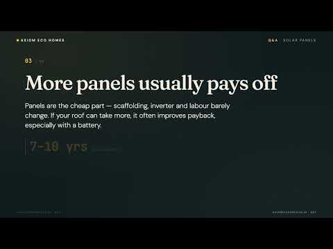 How many solar panels for a 4-bed house — video thumbnail
