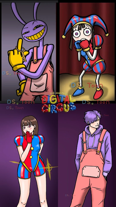 Jax & Pomni Transformation Collection | The Amazing Digital Circus Animation meme