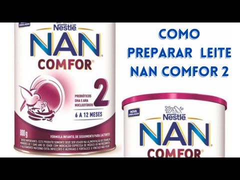 Assistir no YouTube: Como preparar leite NAN Comfor 2 para criança de 6 a 12 meses