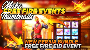 Make Free Fire Events Thumbnail | Edit Your Free Fire Events Thumbnail On Android