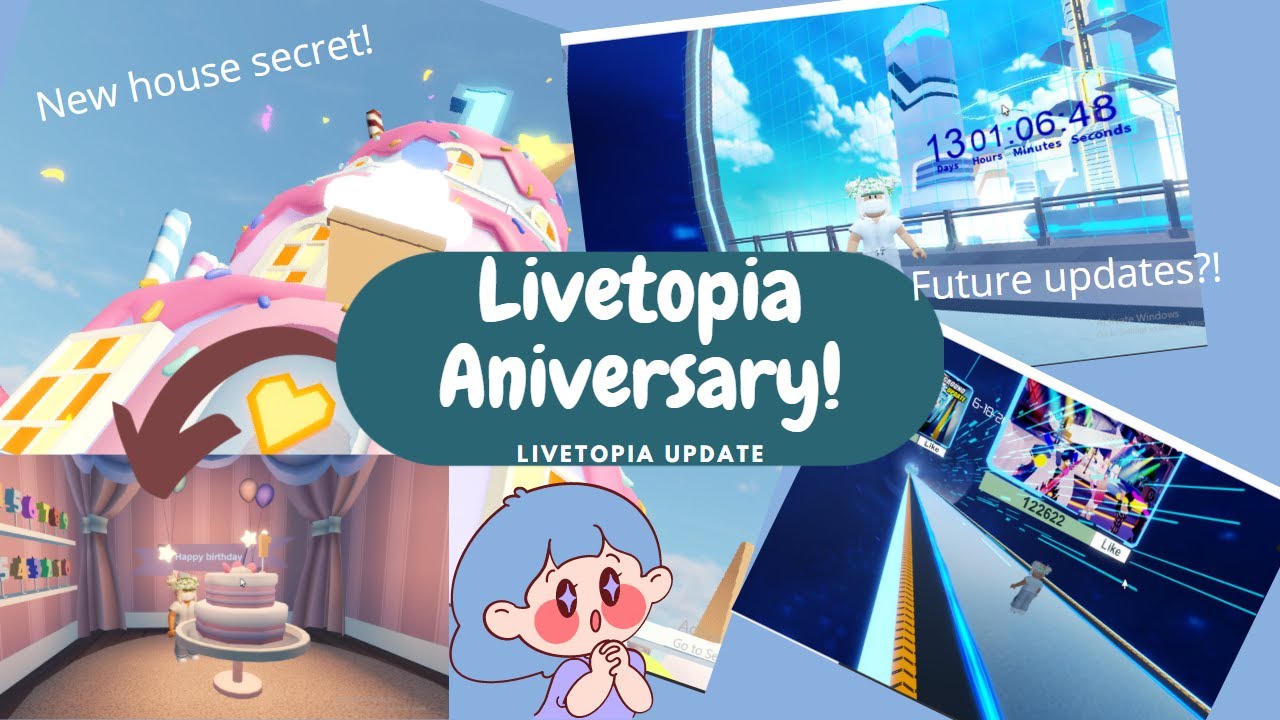 Livetopia Anniversary! New house *SECRET* and Future Updates! YouTube